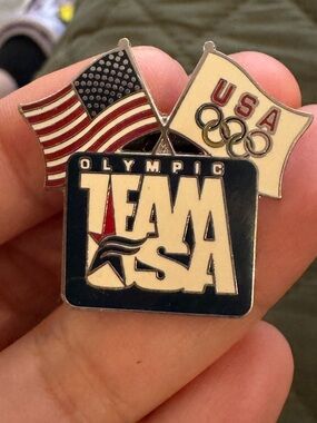 Olympic Team USA Flag Pin - Red, White & Blue